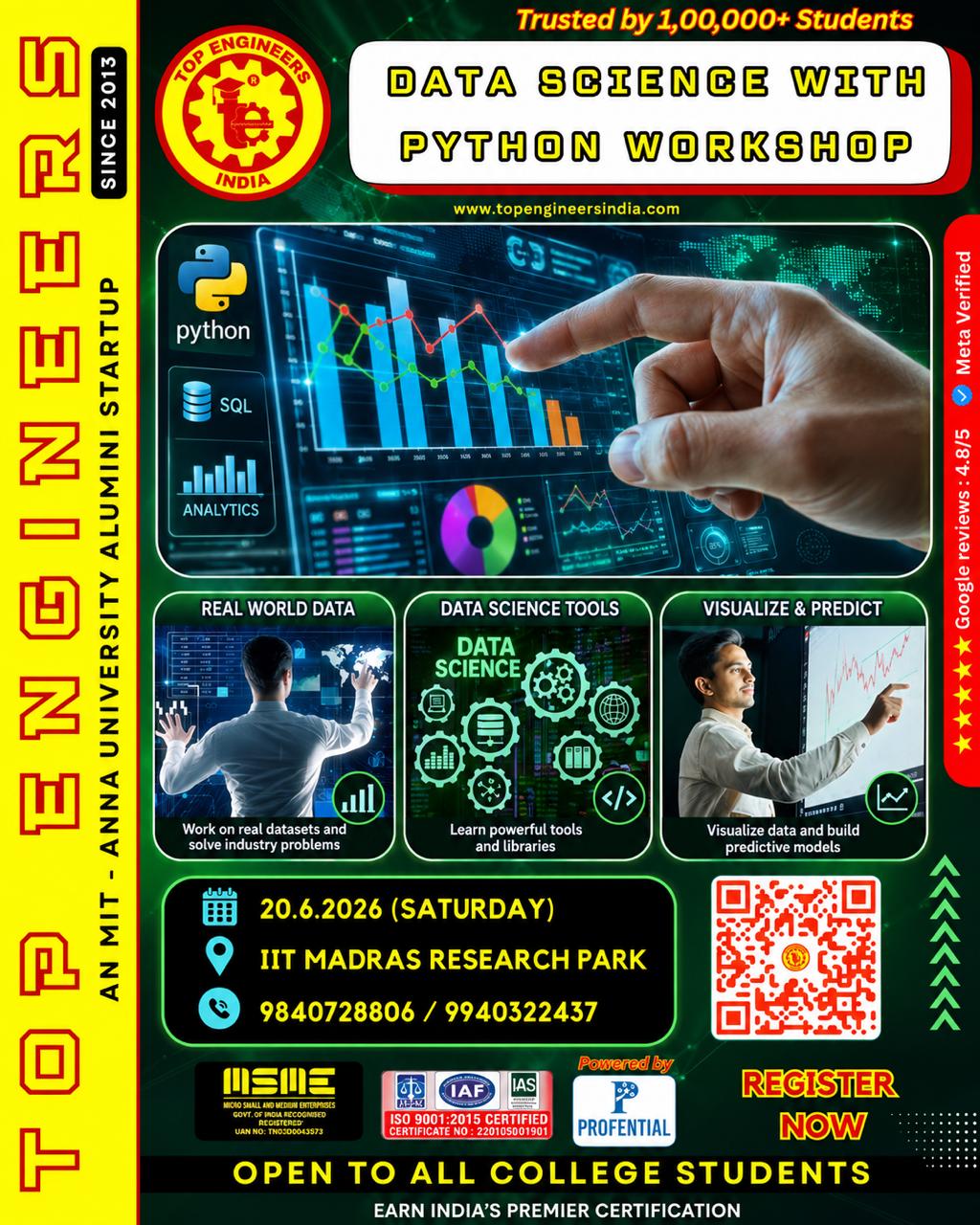 Data Science with Python Workshop 2026 Workshop Poster 